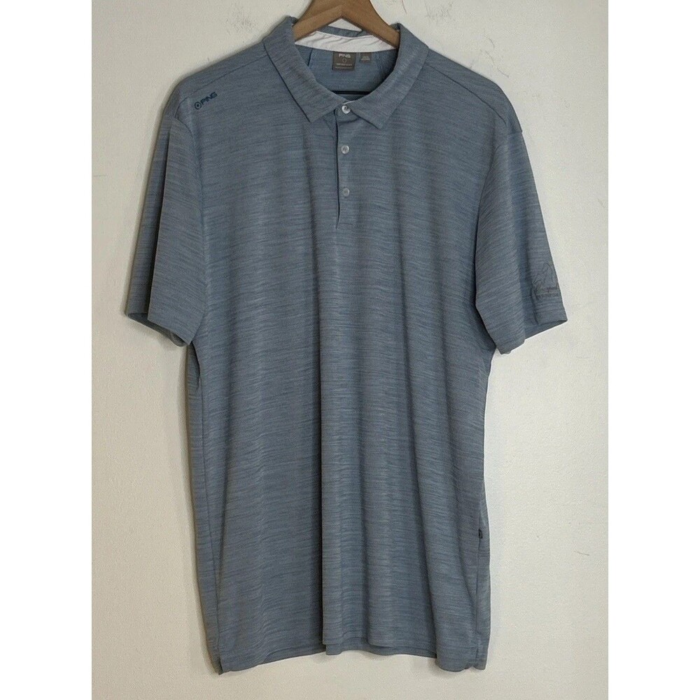 Ping Golf Polo Shirt Light Blue Size XL Moorpark Country Club